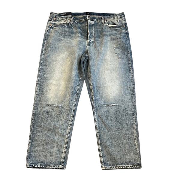 NWT GAP Plus Size Mid Rise Distressed Boyfriend Jeans Size 20 - Picture 1 of 9
